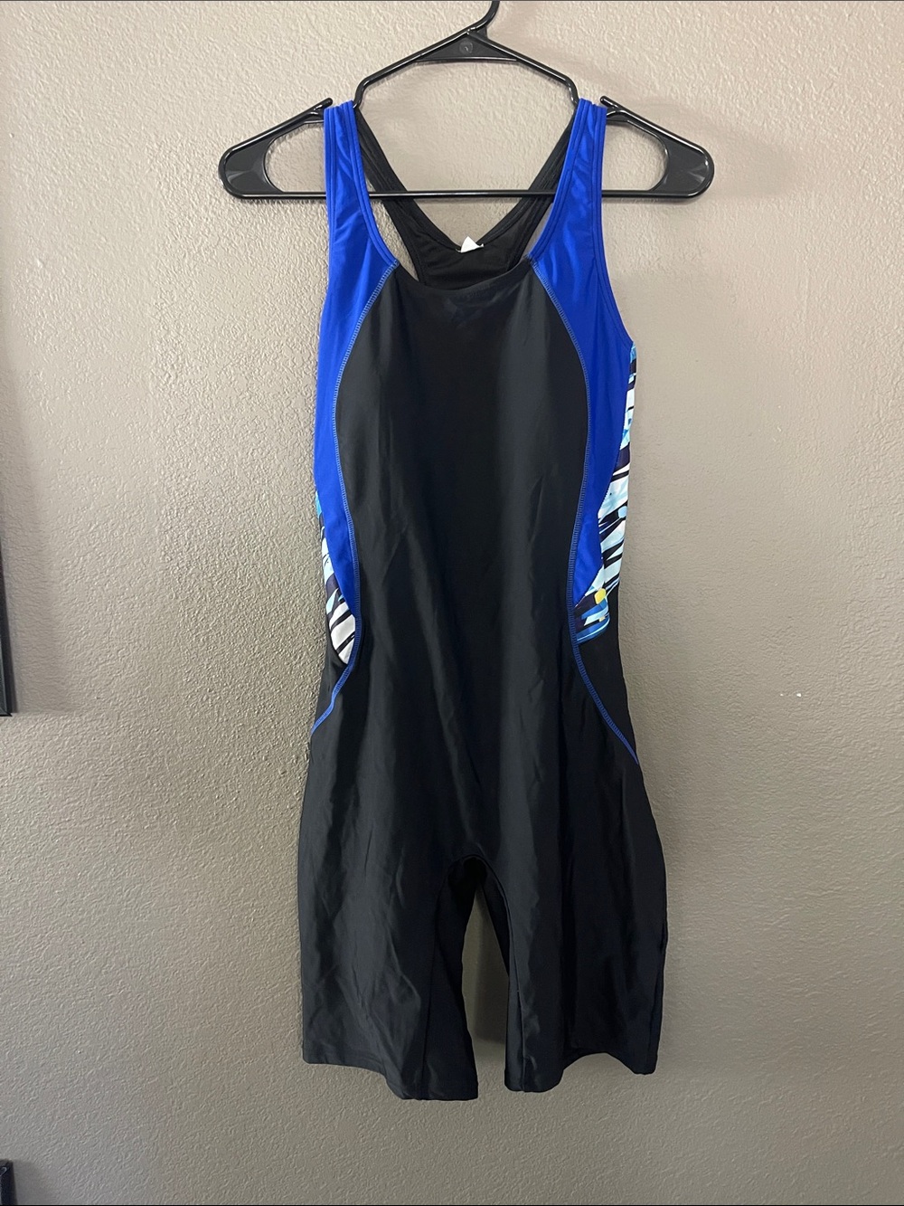 Target Black & Royal Blue Women's One-Piece Racing Swimsuit